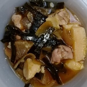 切り昆布と筍の煮物